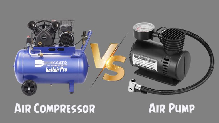 Air Compressor Vs Air Pump