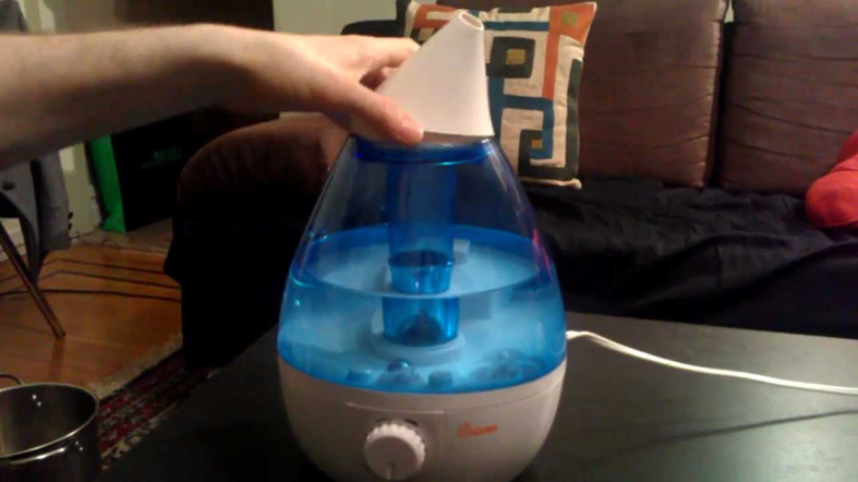 Where is the Reset Button on a Crane Humidifier
